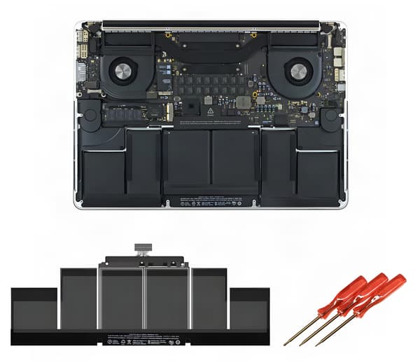 Batteri till Apple MacBook Pro 15" A1398 A1494 8440 mAh Original TI