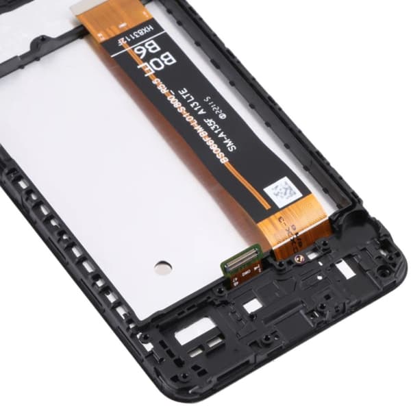 Original LCD-display med pekskärm Samsung Galaxy A13 4G SM-A135F IPS, svart ram