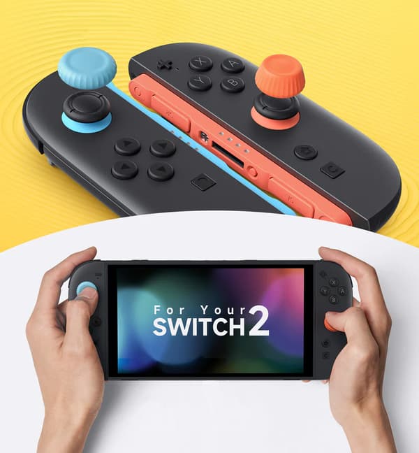 Joy-Con 6in1 JSAUX suddlock för Nintendo Switch 2 konsol Färgade