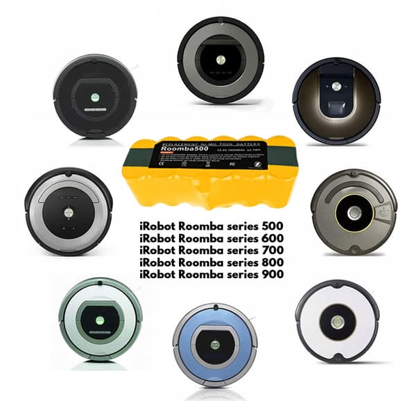 Batteri 14,4 V 3500 mAh Ni-MH för iRobot Roomba 500–900-serien