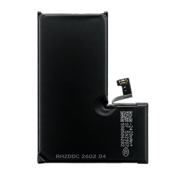 Batteri till iPhone 15 Pro, 3420 mAh, hög kapacitet, programmerbart, utan felmeddelande