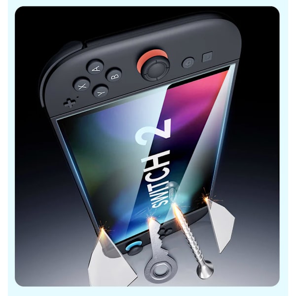 9H JSAUX 2st antireflexbehandlat matt skyddsglas för NINTENDO SWITCH 2