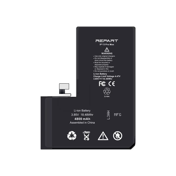Batteri för iPhone 13 Pro Max 4800 mAh med högre kapacitet REPART