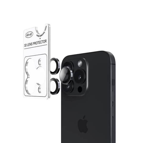 Kameralinsskydd i härdat glas för iPhone 14 Pro/14 Pro Max med applicator