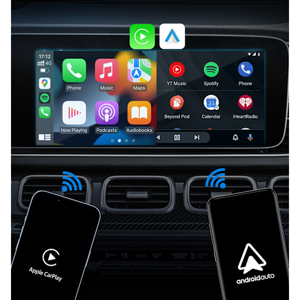 Biladapter TB Play Carplay/Android Auto Android 12 TRADEBIT