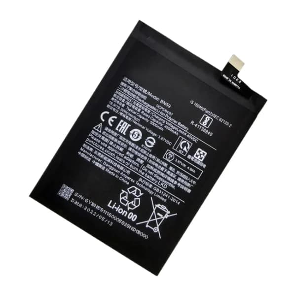 Batteri Xiaomi Redmi Note 10/10 5G/10S BN59 5000 mAh med monteringstejp
