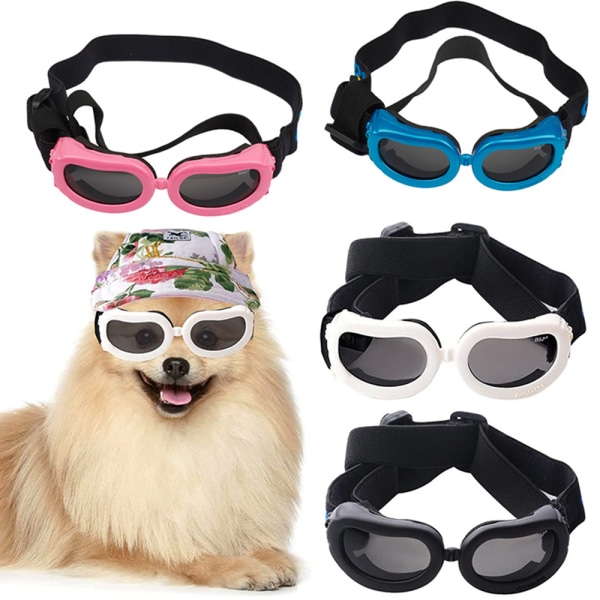 Små katt- och hundsolglasögon Solglasögon bekväma husdjursglasögon