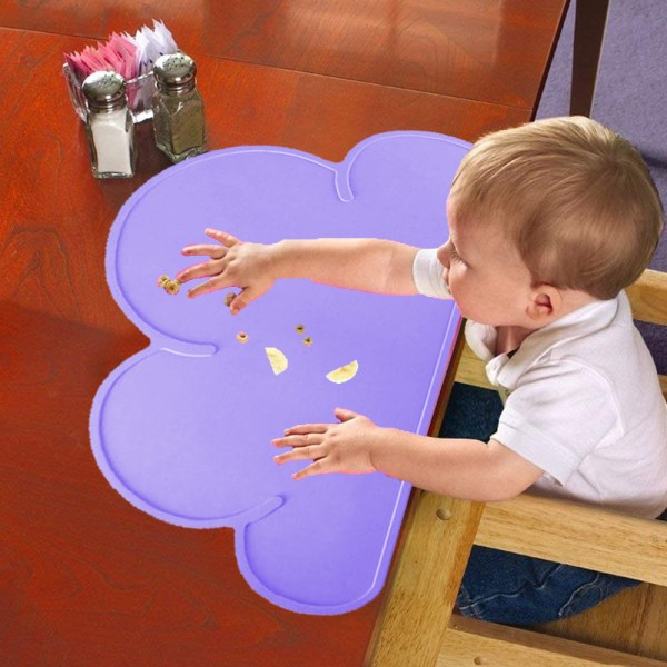 Kids bordstablett - Silikon Cloud Shape bordstablett Non-slip bordstablett