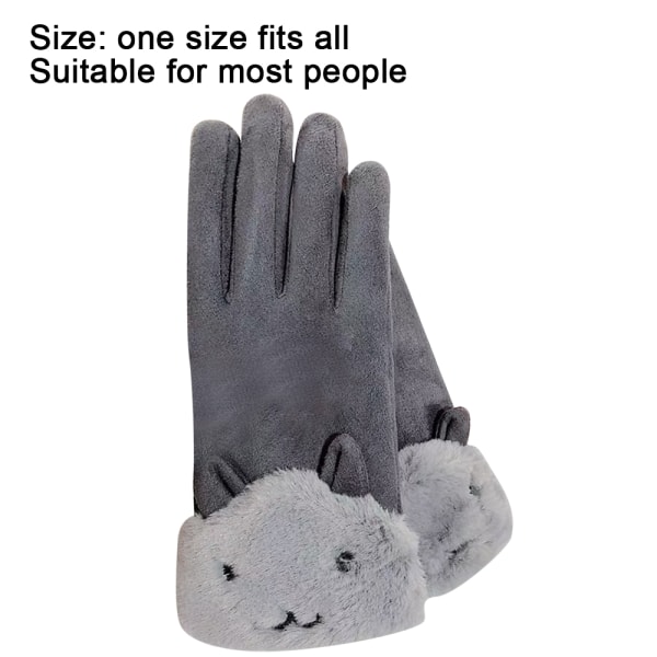 Vinterhandskar för kvinnor Kall väder Pekskärm Handskar