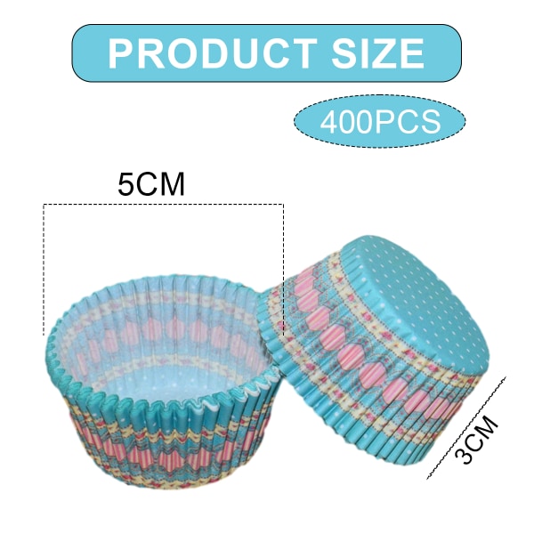 Candy cupcake Liners - Bakformar Smörjpapper muffins Muf