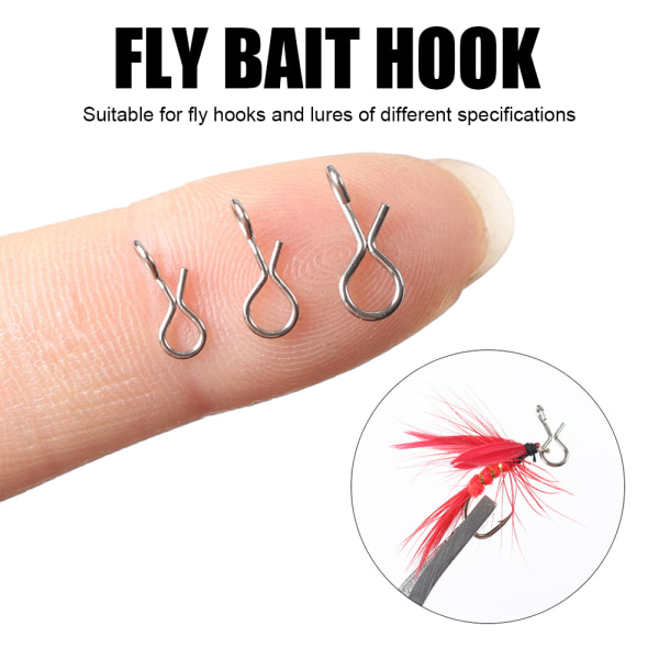 Fly Fishing Snaps Stainless Steel Quick Change