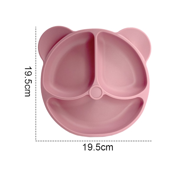Sugplattor för baby silikonplattor uppdelade, silikon baby