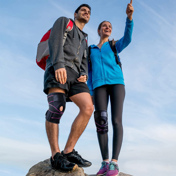 Kompressionskylskydd för knän Bergsklättring Benstöd Sportknä