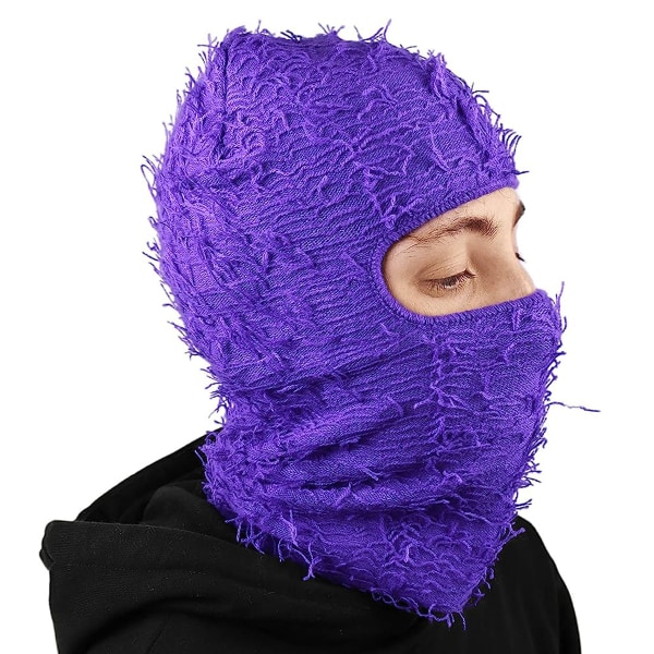 2-pack Balaclava Skidmask, Helmask i stickat material