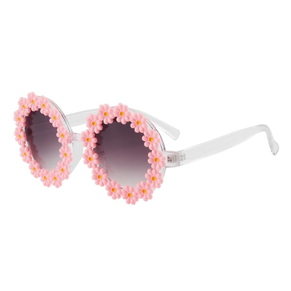 Retro Daisy Solglasögon för kvinnor Flower Round Fashion Disco