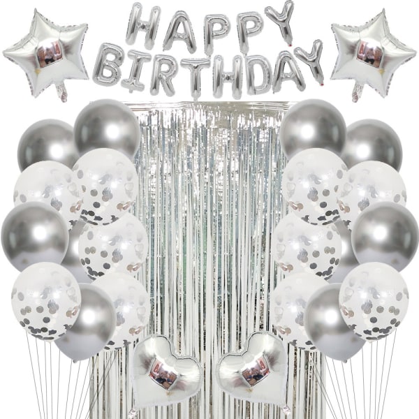 Födelsedagsfestdekor, latexballonger, ballonger på födelsedagen