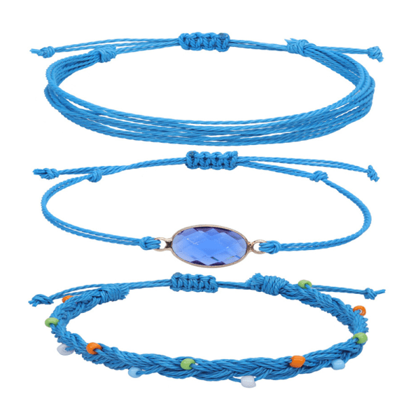 Armband repflätade färgglada smycken justerbara Stil: Stil 3;