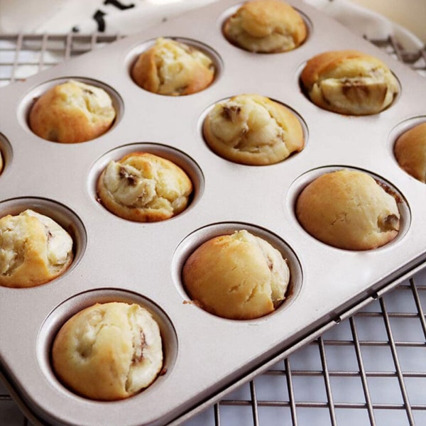 Muffinsform, Non-Stick Muffinsform, Perfekt för bakning hemma