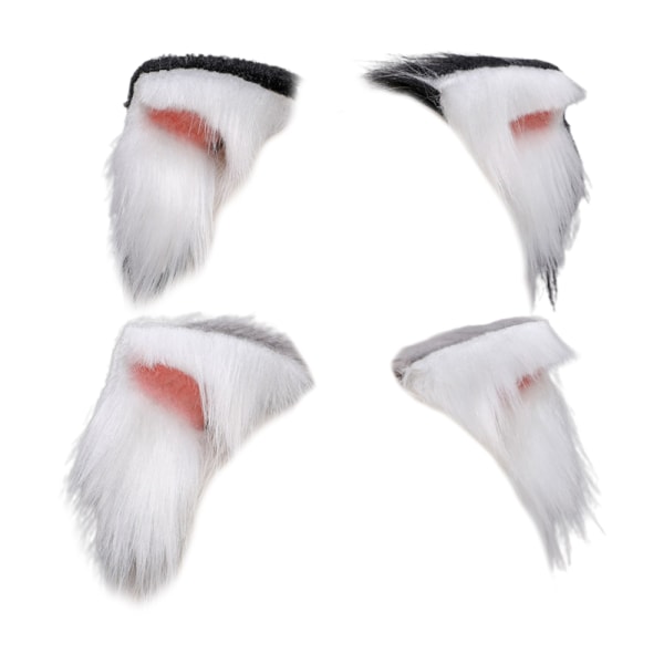 2 Par handgjorda söta djuröron Hårnålshuvudbonad Fox Cat Ears
