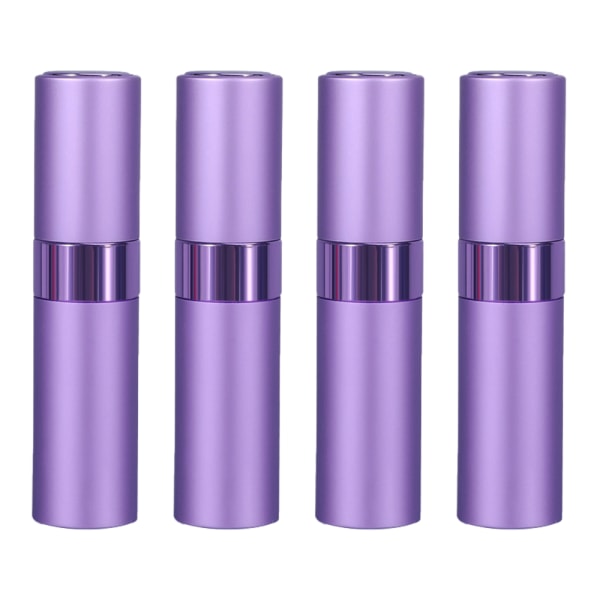 4 stycken 8 ml parfymflaska, portabel reseparfymflaska matte purple
