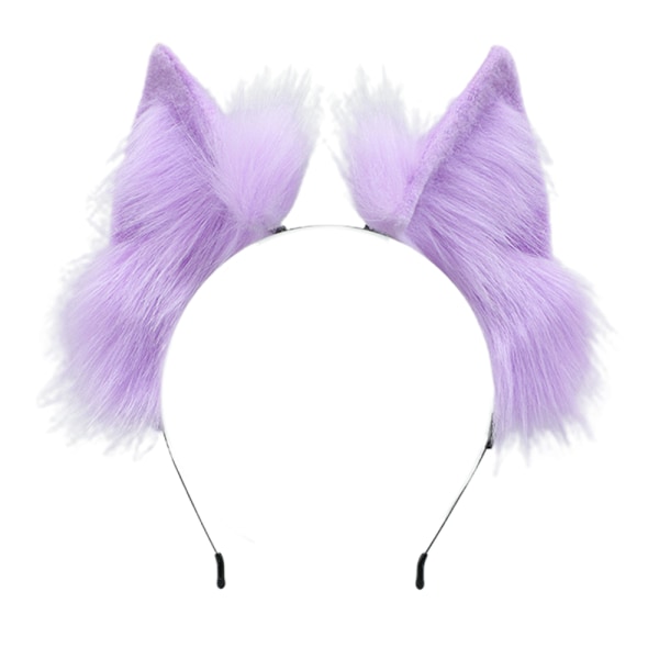 Handgjorda Wolf Fox Ears Animal Cute Head Accessoarer för