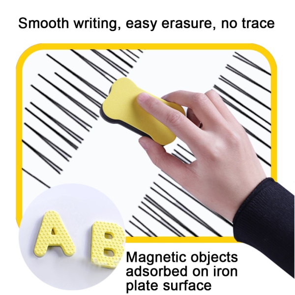Magnetic Dry Erase Board - Lätt att skriva och rengöra, flexibel