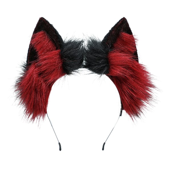 Fox Wolf Katt Hundöron Pannband Hårband Halloween Kostymfest