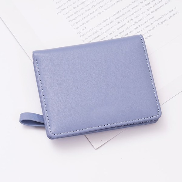 Damplånböcker Liten Bifold Läderficka Plånbok Dam Mini