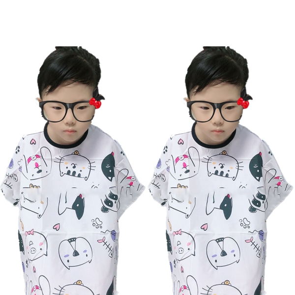 [2 Pack] Kids Baber Cape Professionell Kids Haircut Cape