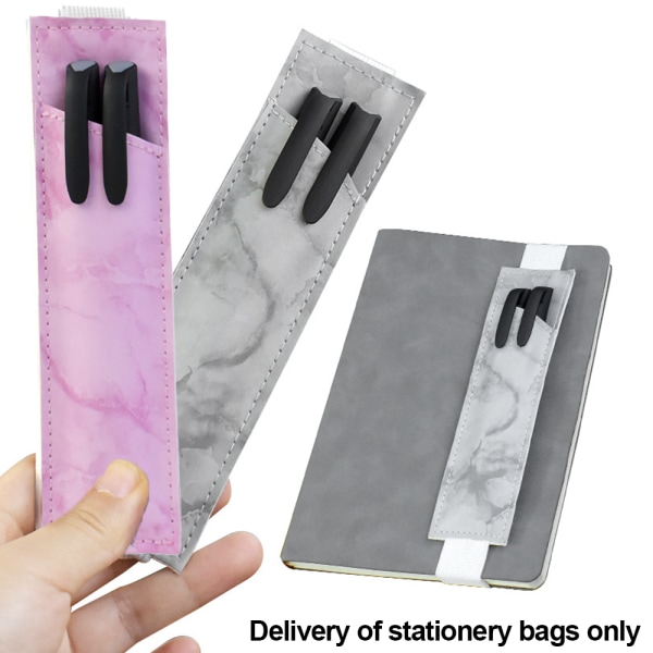 Case (2-pack), pennpåsehållare brevpappersväska med resår