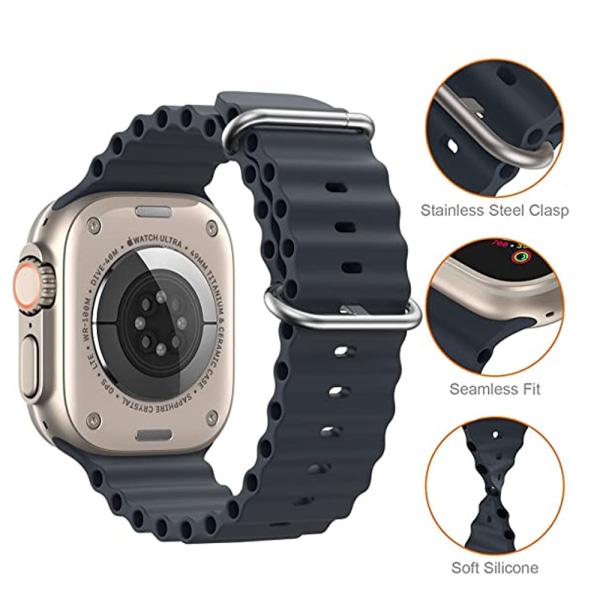 2 st rem kompatibel med Apple Watch Band