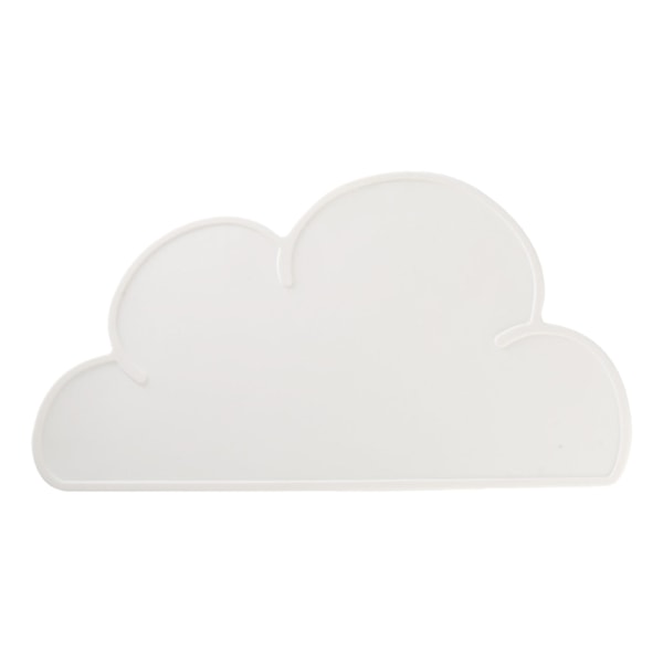 Kids bordstablett - Silikon Cloud Shape bordstablett White
