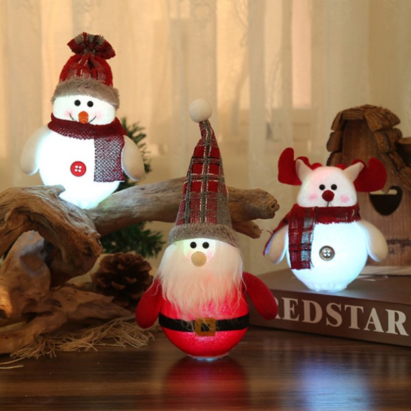 Julnattslampa Dekorativ nattlampa Mini Glödande