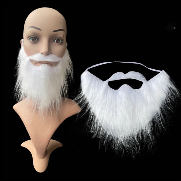 5 stycken Fake Beard Mustascher Jul Halloween Skägg Vuxen