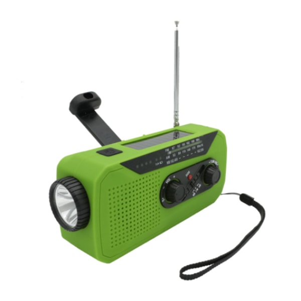 Emergency Crank Weather Radio, AM/FM Portable Solar LED