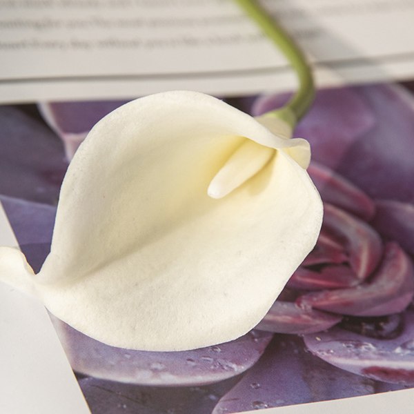 Calla Lily Konstgjorda Blommor Bukett för Bröllop Brud Dusch