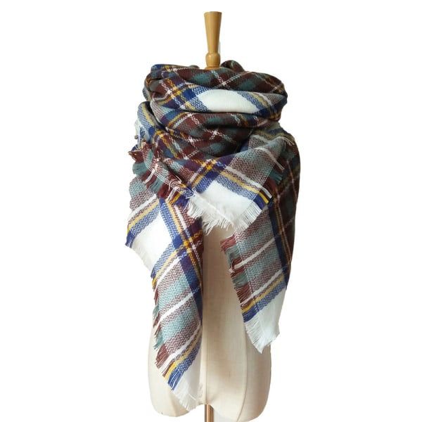Moderutig filtscarf Stor överdimensionerad lång halsduk för kvinnor