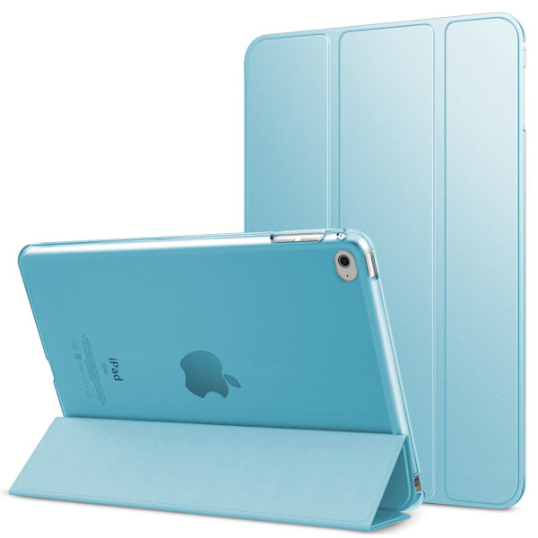 IPad Mini 4 - Slim Lightweight Smart Shell Stand Cover med Genomskinlig Frostad Baksida Skydd Passar Apple IPad Mini 4 7.9 Tum med Auto Wake/Sleep