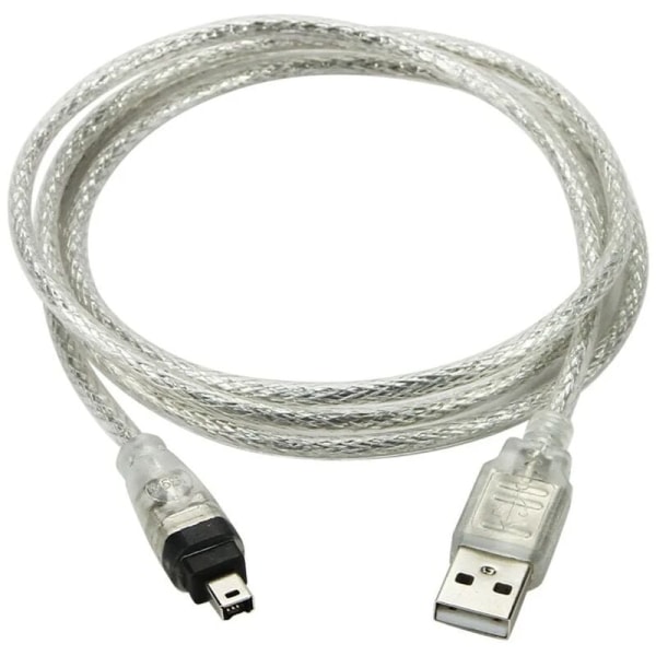 USB AM till 4P 1394 Point IEEE1394 FireWire-kabel USB till 4P DV-kamerakabel