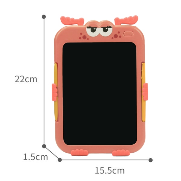 LCD-skrivplatta för barn Reseleksaker Present för 3 4 5 6 år