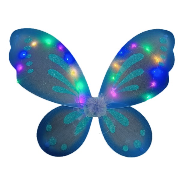 LED Dress Up Wings Blinkande änglavingar Light Up Butterfly