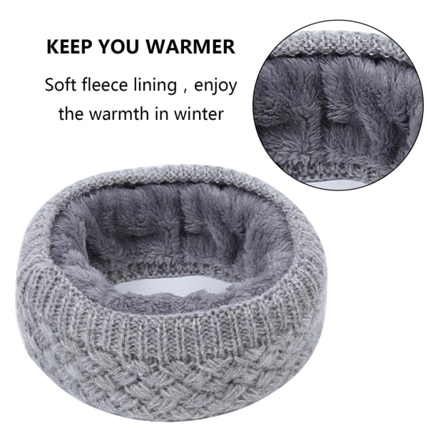 Warm Winter Warm Unlimited scarf Dubbellager tjock repa