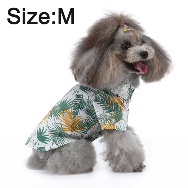 Pet Summer T-shirt Hawaiiansk hundskjorta