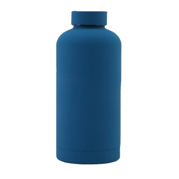 Vattenflaska i rostfritt stål, liten flaska Sportkopp Varm och blue 350ml