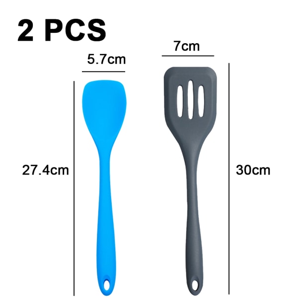 2-delars miniköksredskapsuppsättning - Silikonköksredskap med