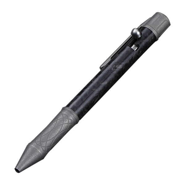 Taktisk penna av titanlegering, huvud av volframstål,
