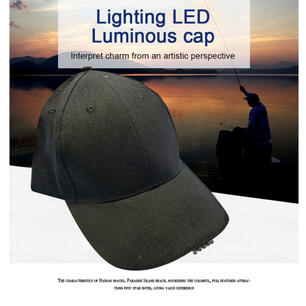 Upplyst hatt, LED-ljusupplyst cap