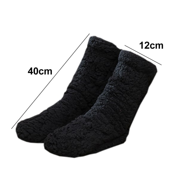 Furry Leg Warmers över knäet höga luddiga strumpor plyschtofflor