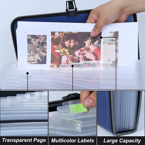 Expanderande filmappar, söt Accordion File Document Organizer