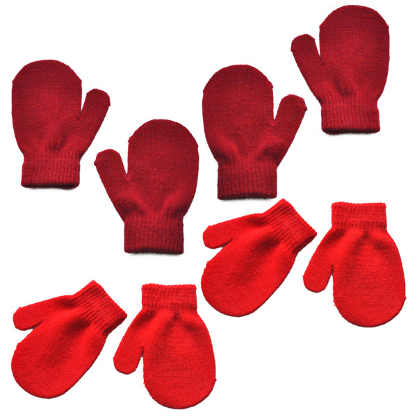 Klassiska vintervarma handskar för 1-4 åriga dagis